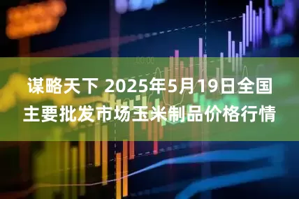 谋略天下 2025年5月19日全国主要批发市场玉米制品价格行情