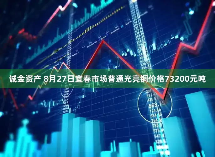 诚金资产 8月27日宜春市场普通光亮铜价格73200元吨